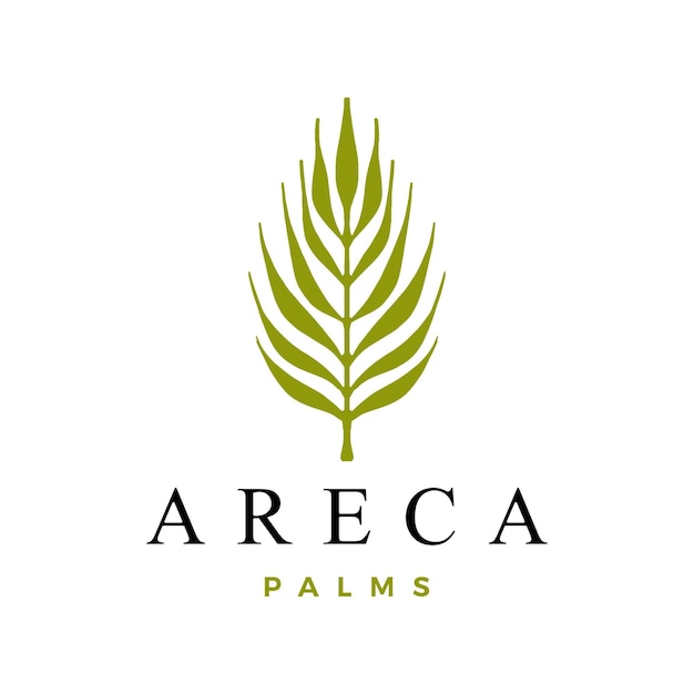 Areca palm logo vorlage