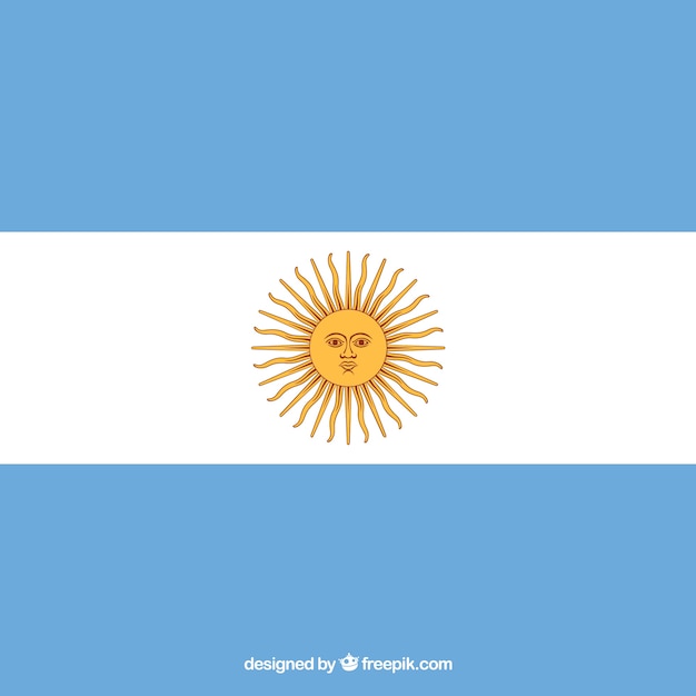 Argentinien Flagge Hintergrund