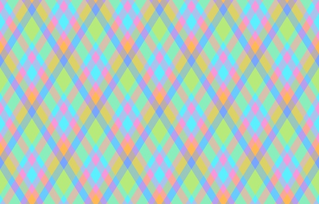 Argyle-Muster des geometrischen Rhombus Harlequin-Check-Wallpapier-Design Klassisches diamantförmiges Textilmaterial für Web-Hintergrunddruck, Stoff, Kleidung, Pullover, Verpackungspapier, Geschenkkarte, Einladung