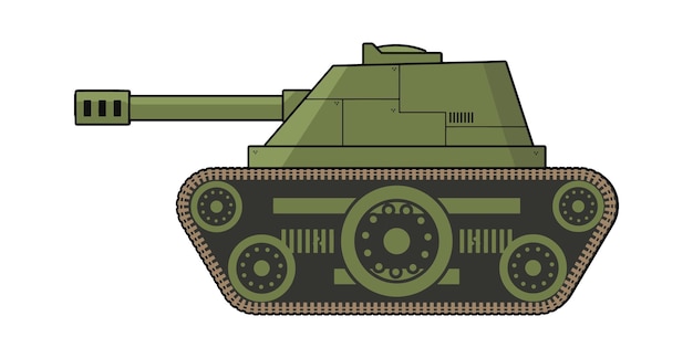 armee-panzer-illustrationsvektor