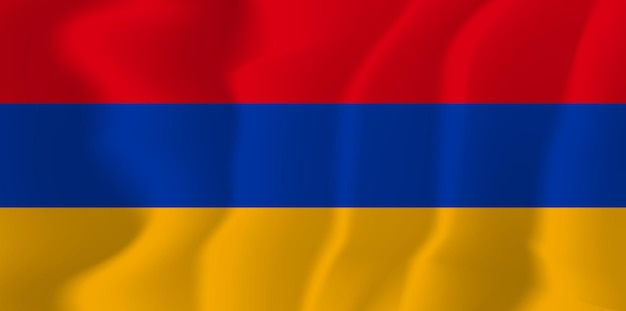 Armenien winkte flagge illustration vektor hintergrund