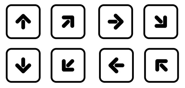 Arrow-Icon-Satz-Element-Design