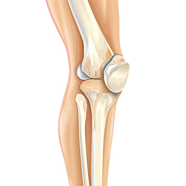 Arthritis_of_the_human_knee_joint_vector