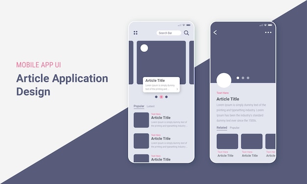 Artikel UI-Design für mobile Apps