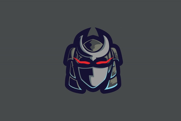 Ash robo-clipart für das maskottchen-logo von esports