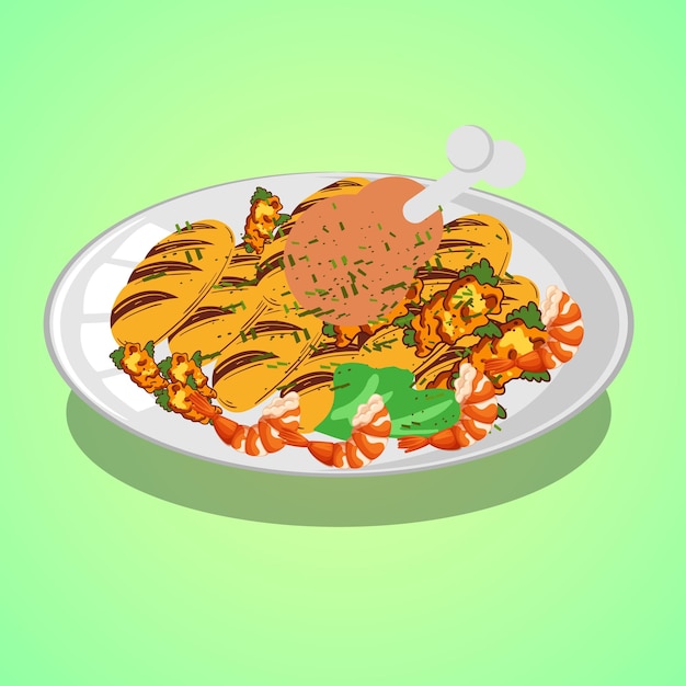 Asiatischer gesunder Lebensmittelburger, Nudeln, Hühnerfleisch, Entenfleisch.