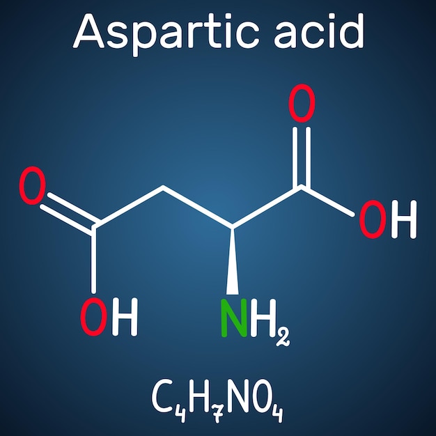 Asparginsäure L Aspargensäure Asp D Aspartat Proteinogene Aminosäuremoleküle