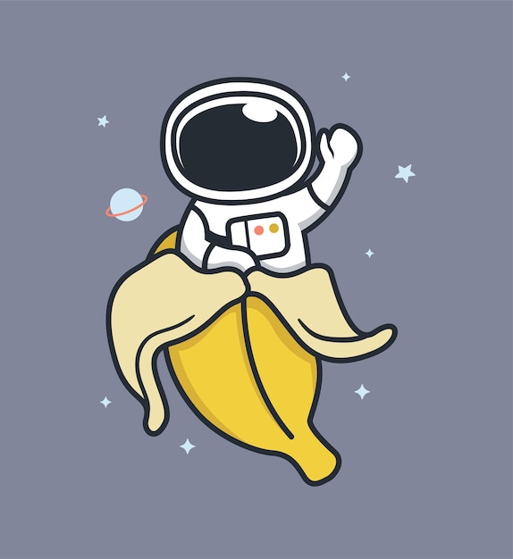 Astronauten kommen aus bananen