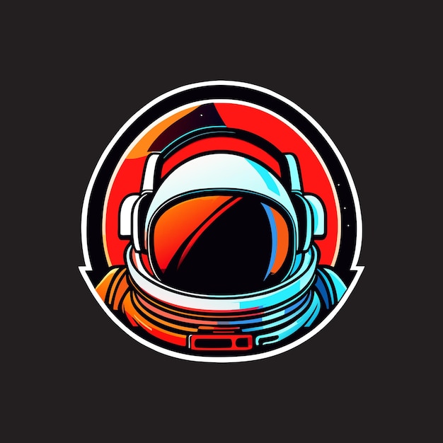 Astronauten-Vektor-Illustration