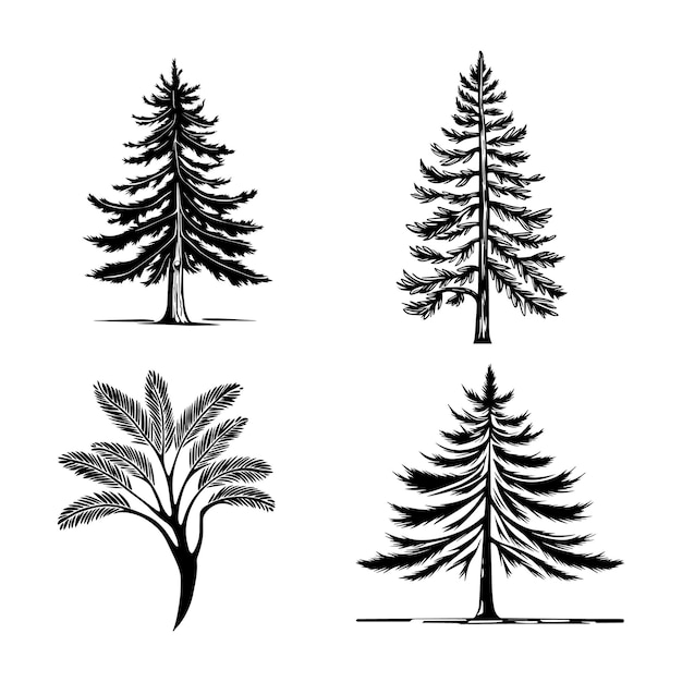 Atemberaubendes Baum-Vektor-Design Verbessern Sie Ihre Projekte mit hochwertigen Baum-Illustrationen