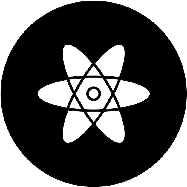 Vektor atom icon style