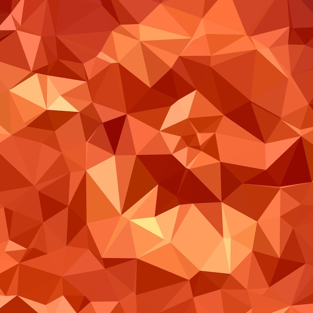 Vektor atomische tangerine orange abstract niedriges polygon hintergrund