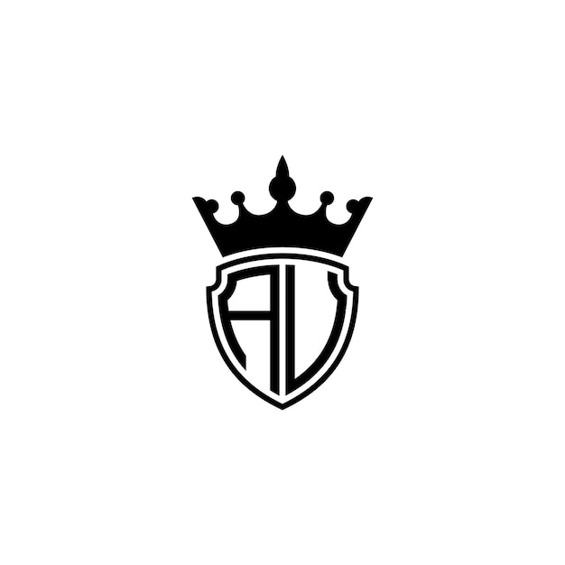 AU-Monogramm-Logo-Design, Buchstabe, Text, Name, Symbol, monochromes Logo, Alphabet-Zeichen, einfaches Logo