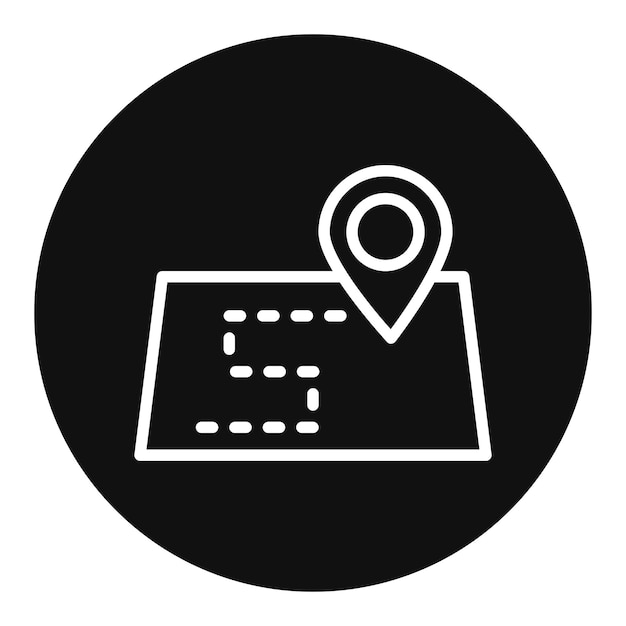 Auf der Karte kann das Vektorbild des Symbols für Kontakt mit uns verwendet werden