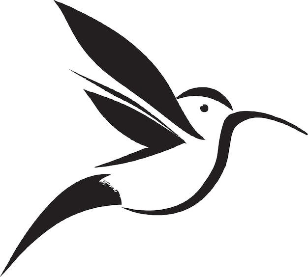 Auffälliges Vogel-Logo-Design mit scharfer Schnabelillustration und serifenloser Typografie