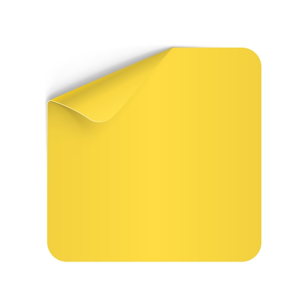 Aufkleber aus Papier