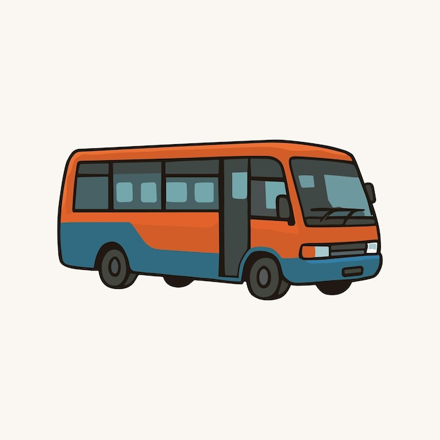 Aufkleber für traditionelle und alte indonesische Busfahrzeuge