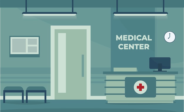 Aufnahmekrankenhaus Illustrationsbild