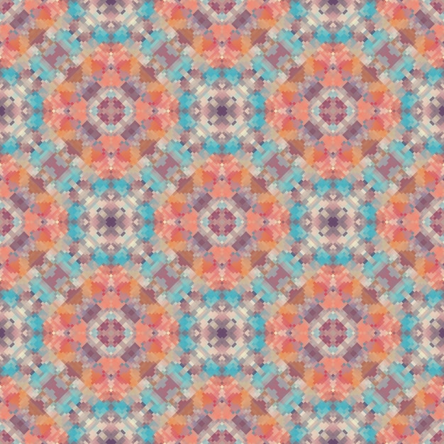 Aufwändige florale nahtlose textur endloses muster mit vintage-mandala-elementen