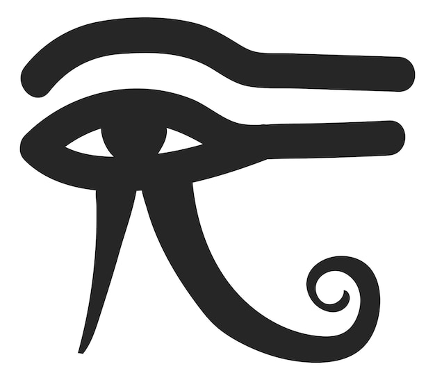 Auge des horus-symbols kultursymbol des alten ägypten