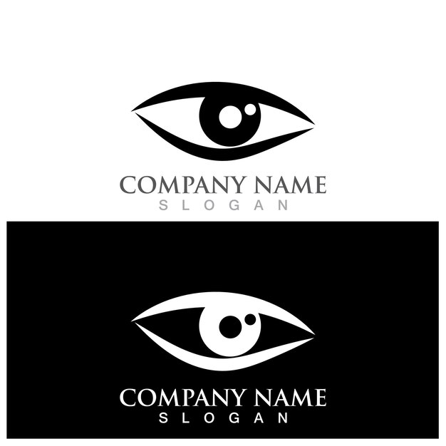 Augenpflege-vektor-logo-design