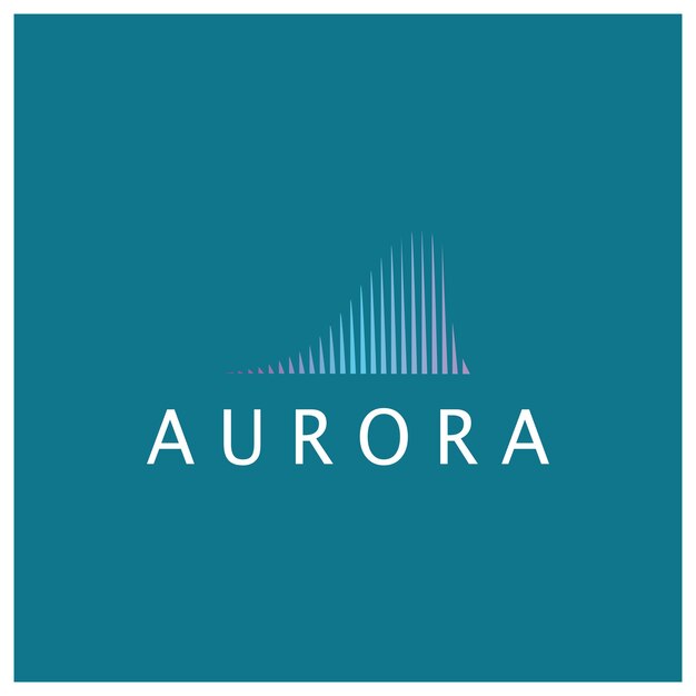 Aurora-logo-design-symbol-illustrationsvektorvorlage