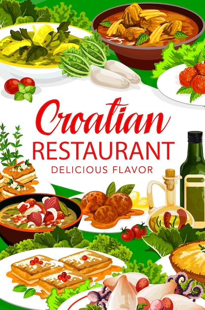 Authentische kroatische Küche im Restaurant