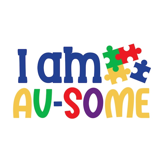 Autismus handgeschriebener Schriftzug Psychische Gesundheit Zitat Moderne typografische Slogan-Vektorillustration