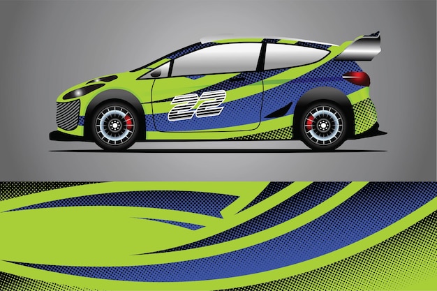 Auto Aufkleber Wrap Design Vektor