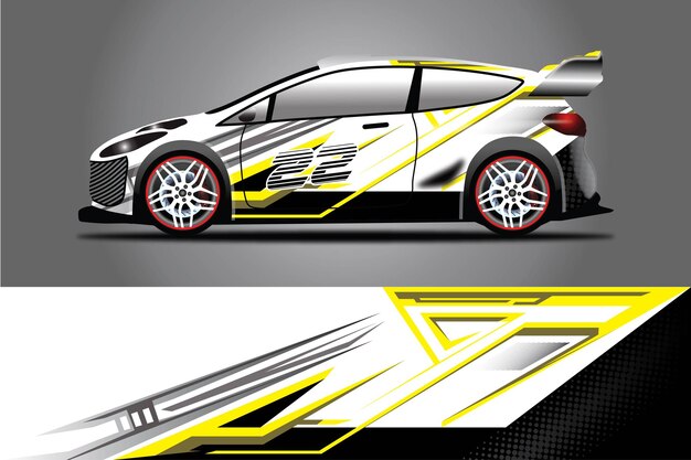 Auto Aufkleber Wrap Design Vektor