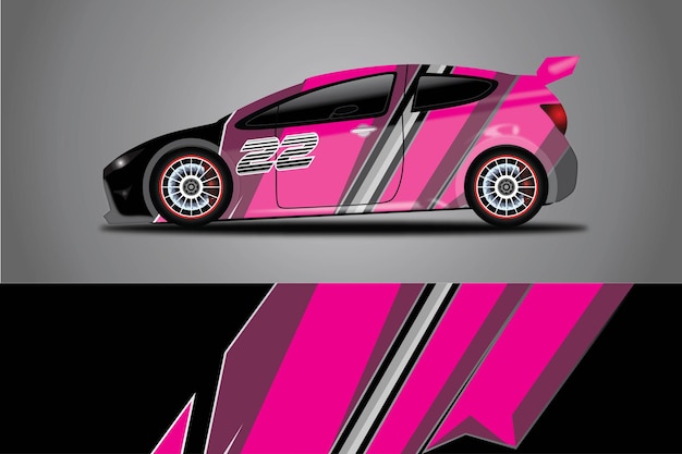 Auto Aufkleber Wrap Design Vektor