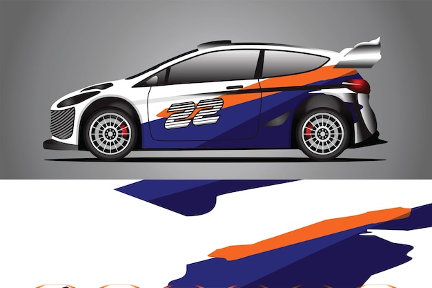 Auto Aufkleber Wrap Design Vektor