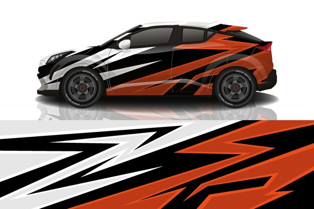 Auto aufkleber wrap design