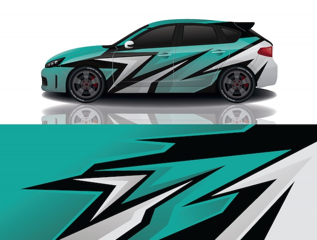 Auto aufkleber wrap design