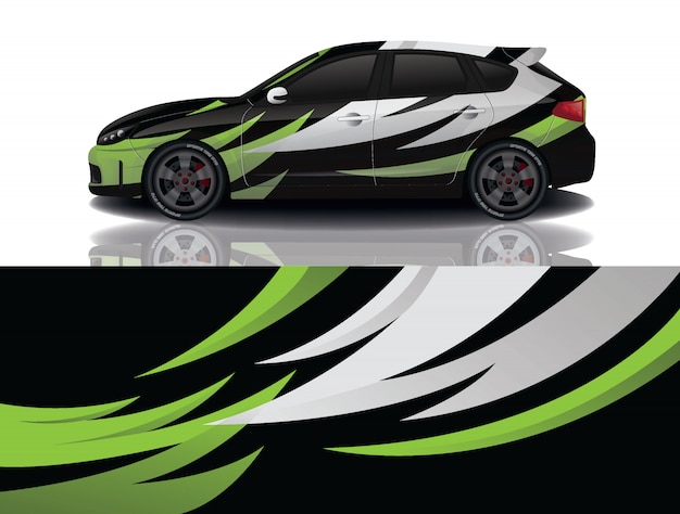 Auto aufkleber wrap design