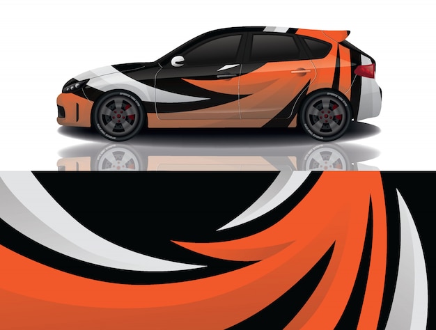 Auto aufkleber wrap design