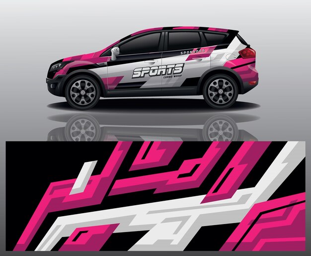 Auto aufkleber wrap design