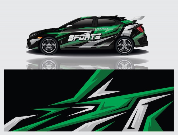 Auto aufkleber wrap design