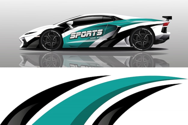 Auto aufkleber wrap design