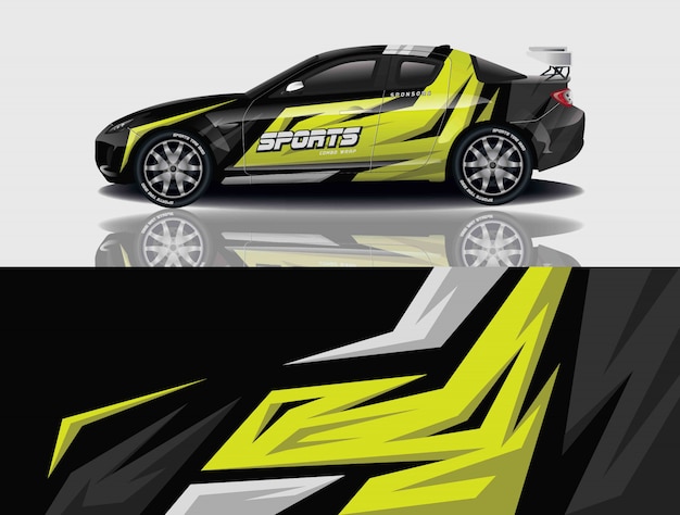 Auto aufkleber wrap design