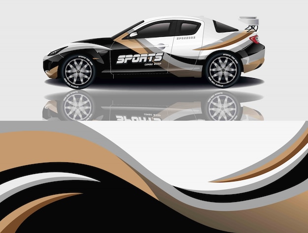 Auto aufkleber wrap design