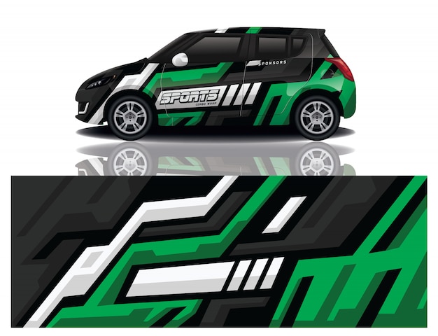 Auto aufkleber wrap design