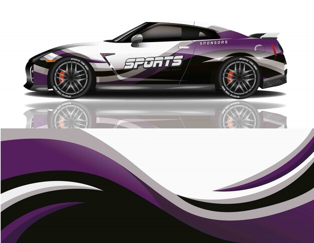 Auto Aufkleber Wrap Design