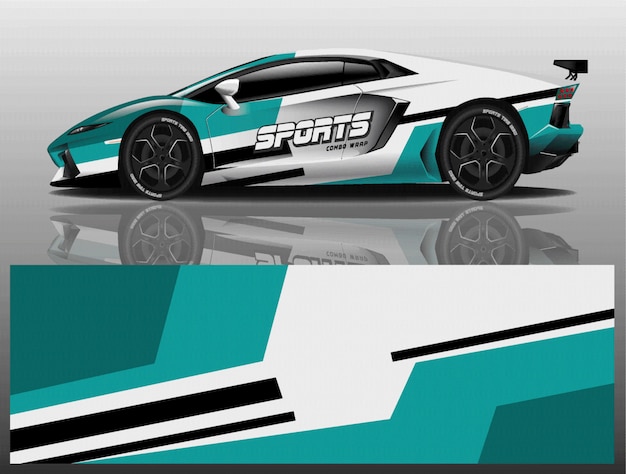 Auto aufkleber wrap design