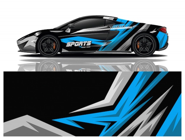 Auto aufkleber wrap design