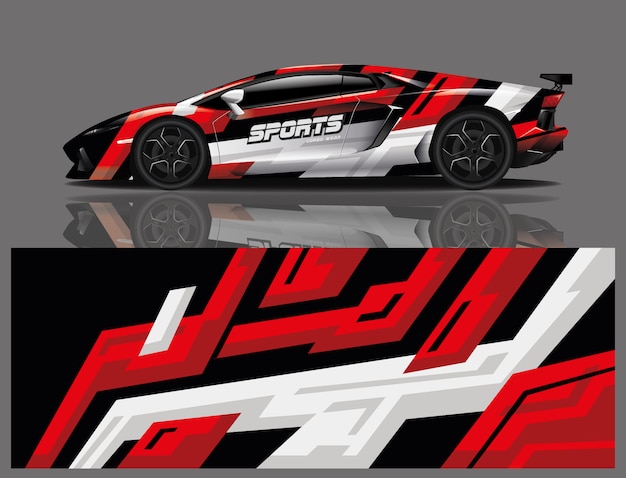 Auto aufkleber wrap design