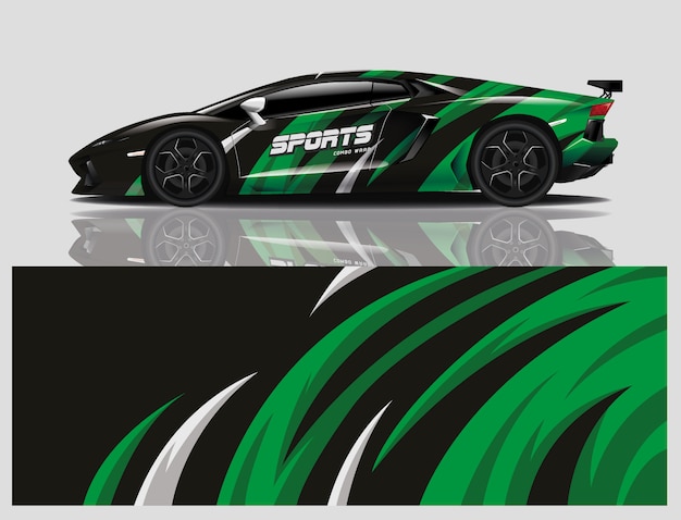 Auto aufkleber wrap design