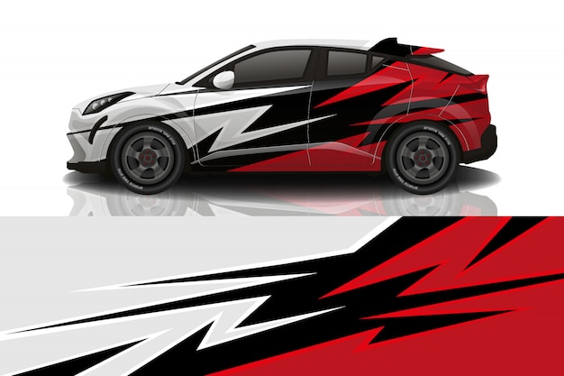 Auto aufkleber wrap design