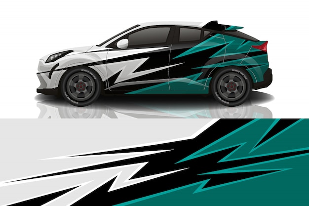 Auto aufkleber wrap design