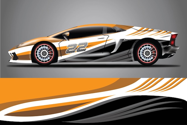 Auto aufkleber wrap design